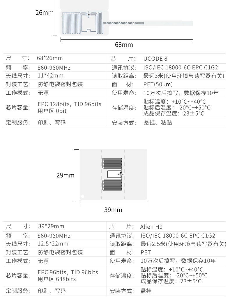 rfid珠宝标签